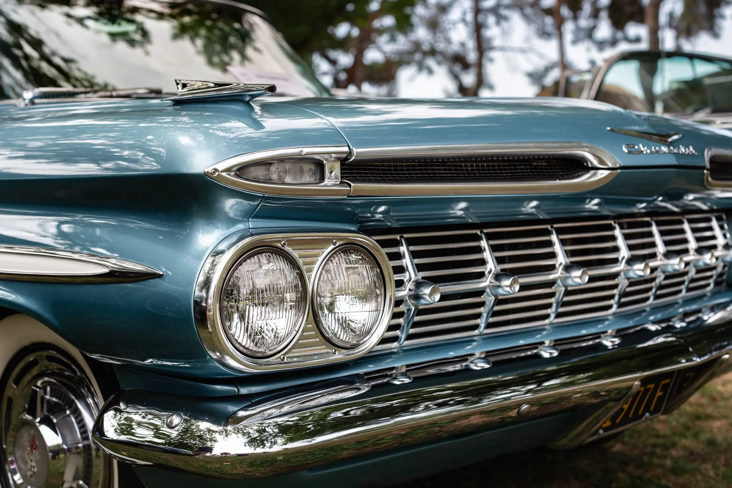 1959 Chevrolet El Camino on display at the 2016 VVA Car Show held at the Chico Elks Lodge.